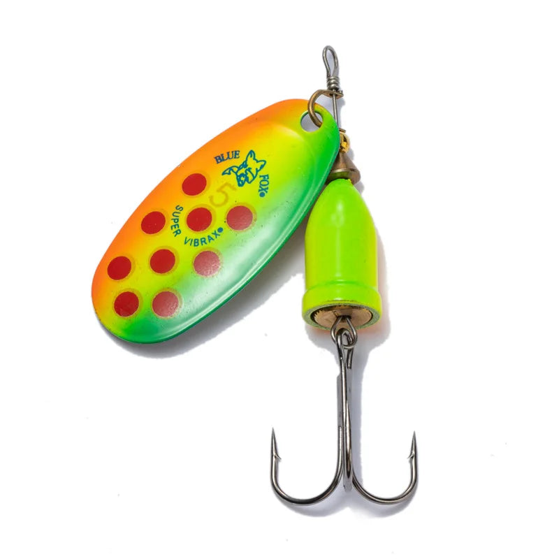 Señuelos de Pesca de Metal FT 1#-5# (5g 6g 8g 10g 16g) - Spinner Bait con anzuelo triple de alta calidad para lucio