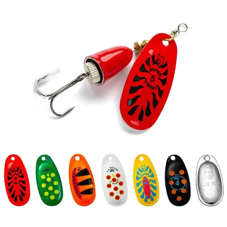 Señuelos de Pesca de Metal FT 1#-5# (5g 6g 8g 10g 16g) - Spinner Bait con anzuelo triple de alta calidad para lucio