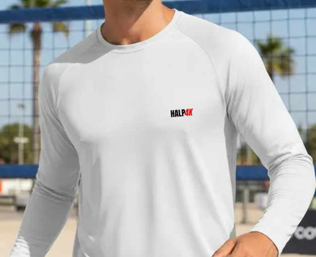 Camiseta HALP4K UV Protección Solar - Dorado